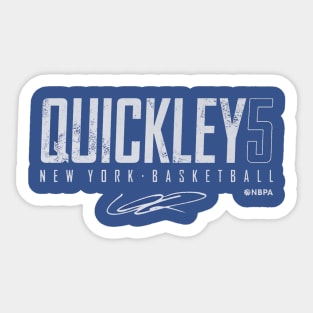 Immanuel Quickley New York Elite Sticker